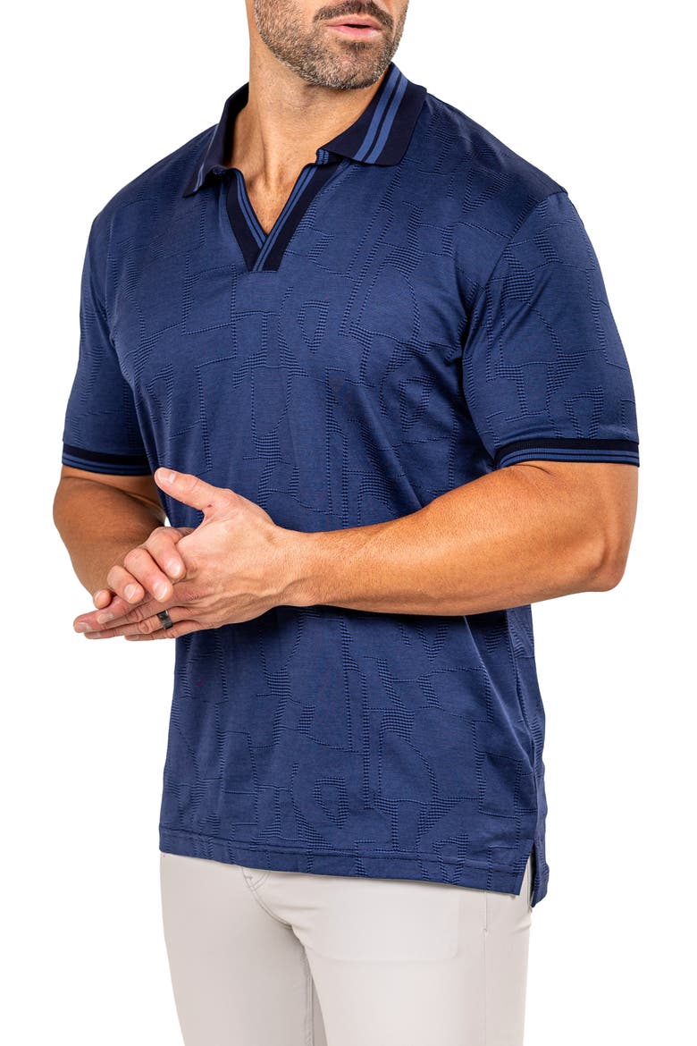 Marthy Blue Polo, Alternate, color, BLUE