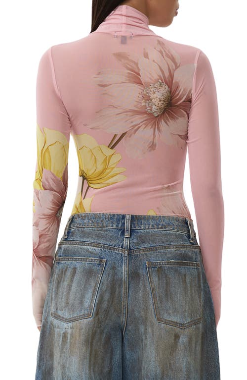 AFRM AFRM ZADIE PRINT TURTLENECK TOP 