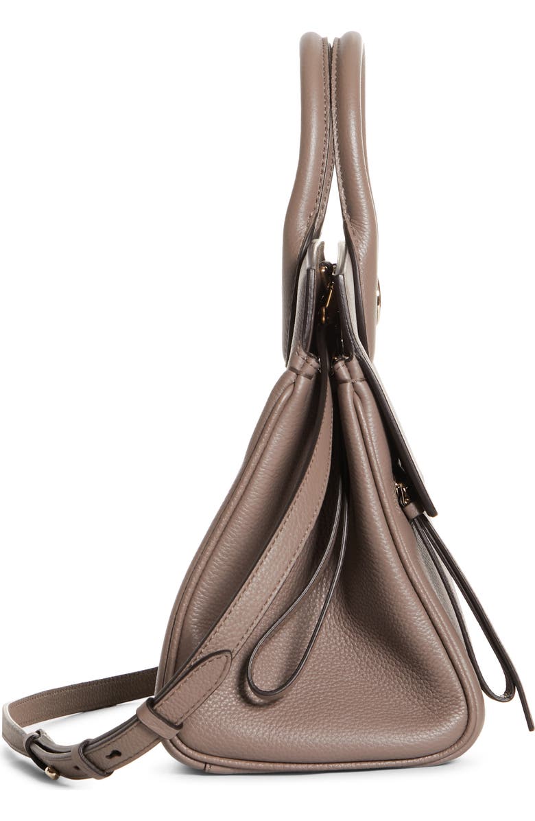 FERRAGAMO The Studio Calfskin Leather Top Handle Bag, Alternate, color,