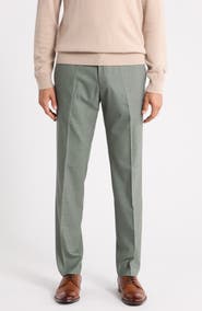 Kenneth Cole Sharkskin Slim Fit Stretch Dress Pant