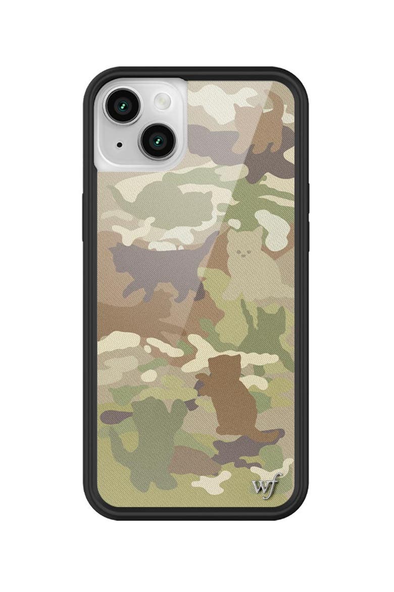 Cat Camo iPhone Case, Alternate, color, Camo