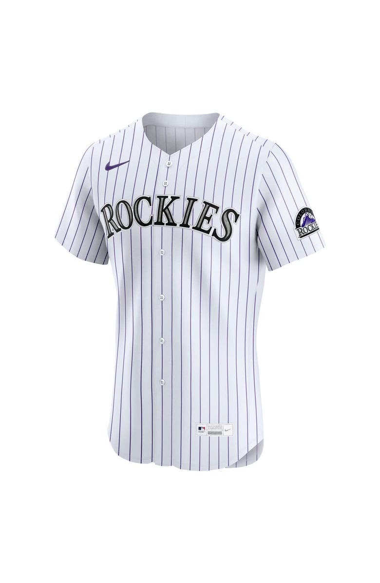 Nike Men's Nike White Colorado Rockies Home Elite Jersey, Alternate, color, White