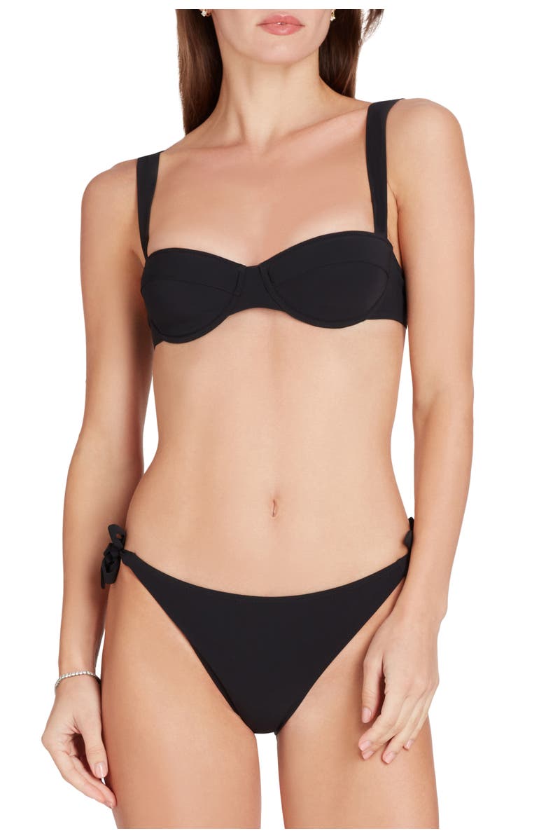 VALIMARE Athens Underwire Bikini Top, Main, color, Black