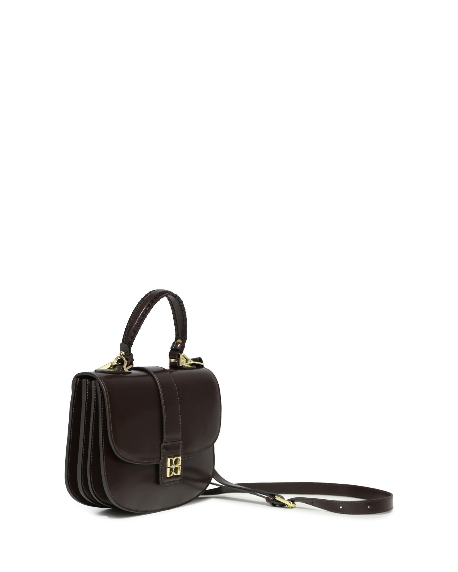 Shy Boy Top Handle Folio Bag, Alternate, color, Dark Brown