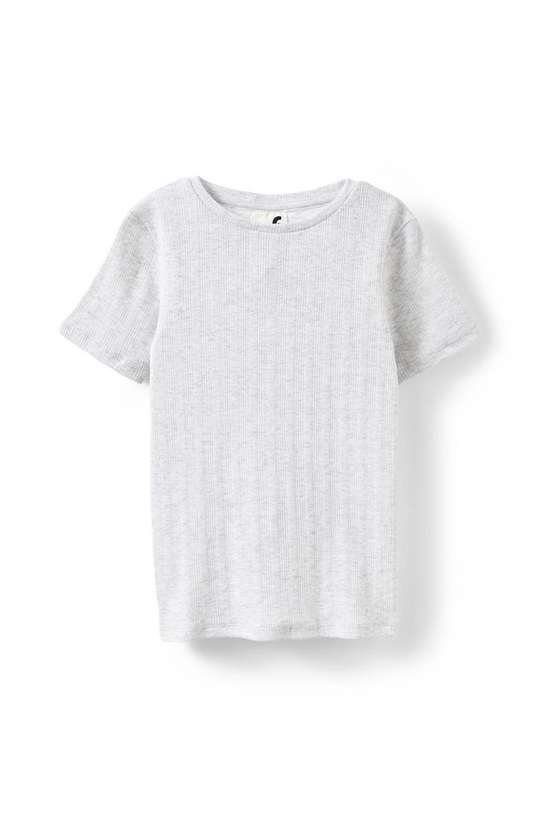 Cotton On Kids Kid's Raya Baby Tee, Main, color, Snow Marle