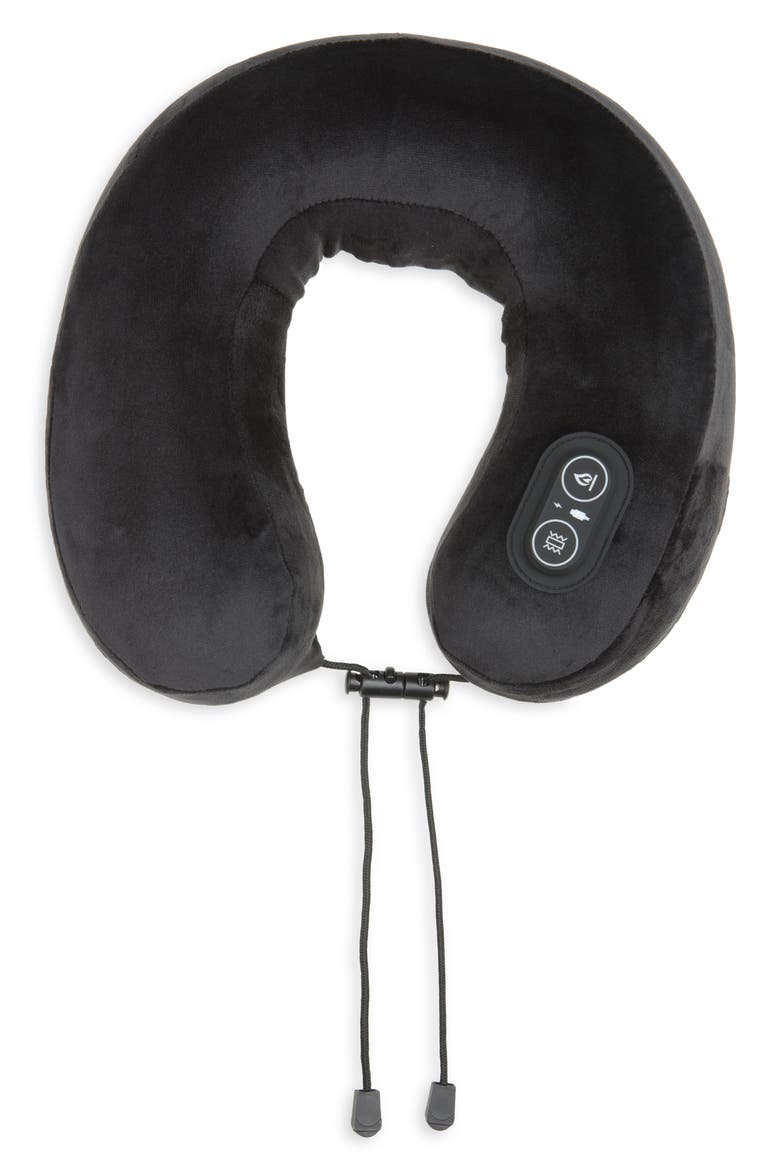 Neck Massager with Red Light Heating, Main, color, BLACK