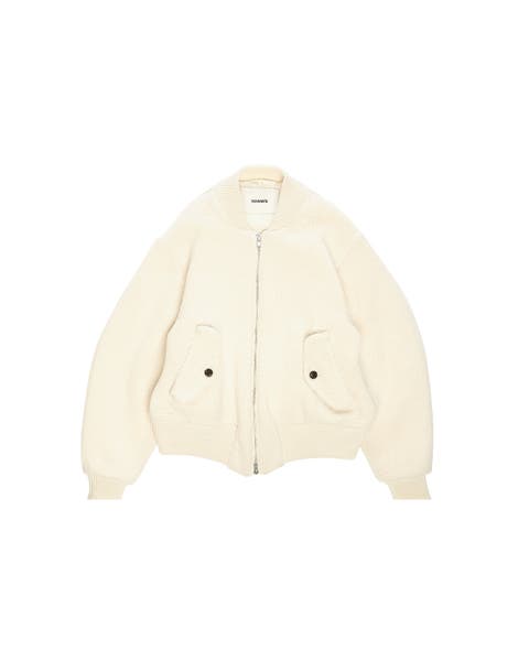 Handstitch Knitted Bomber Jacket