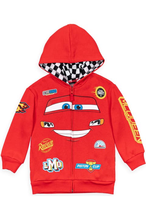 Cars Lightning Mcqueen Fleece Zip-up Hoodie (toddler, Little Kid & Big Kid)