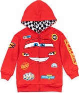 Disney Cars Lightning Mcqueen Fleece Zip-up Hoodie
