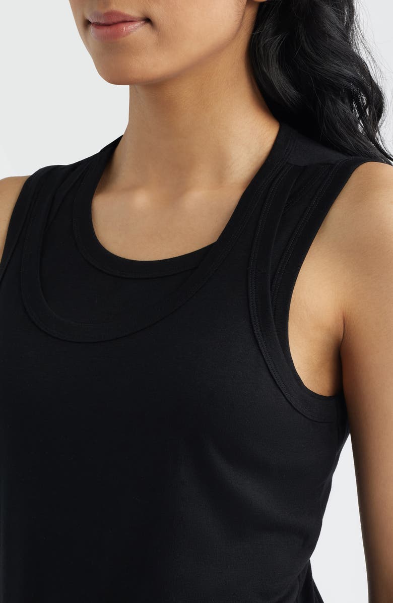 CITY BLUES Layered Look Tank, Alternate, color, 