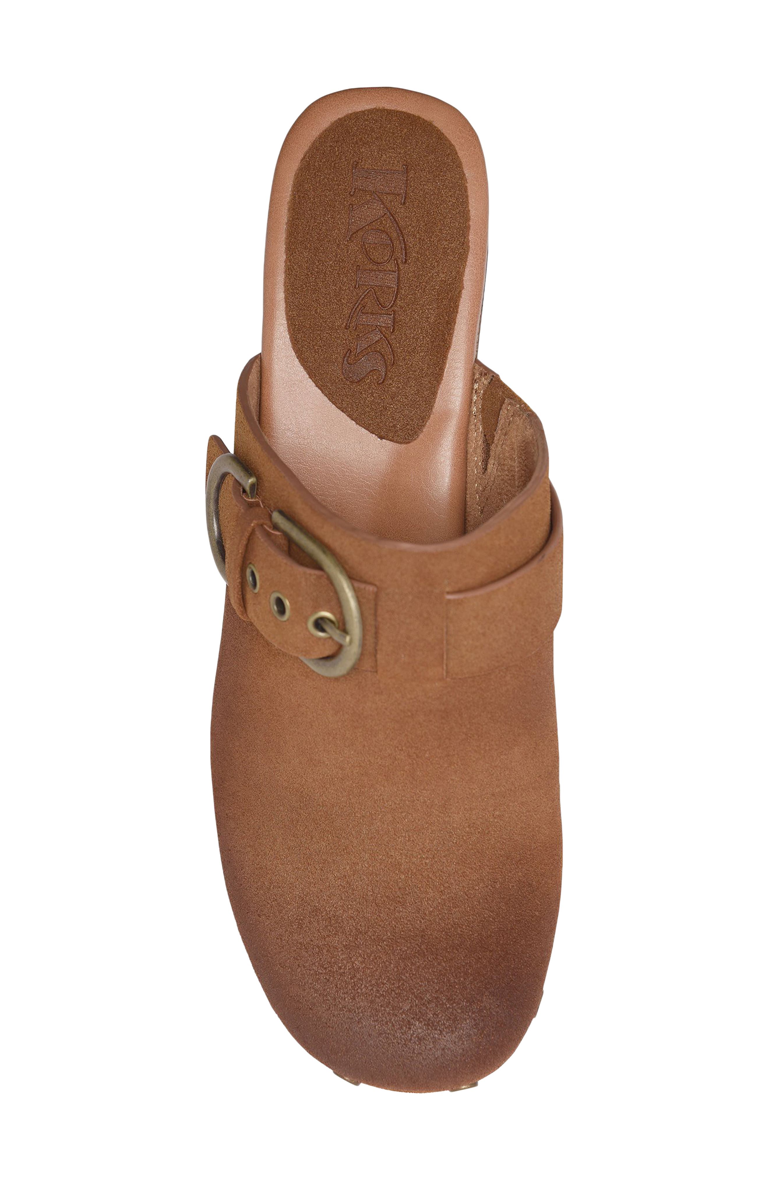 Lacey Clog, Alternate, color, TAN NUBUCK