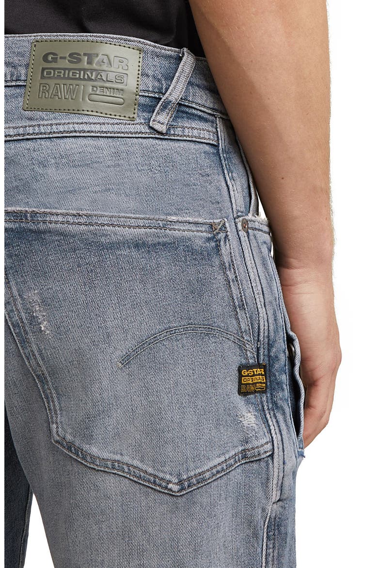 Contour 3D Regular Fit Jeans, Alternate, color, WORN IN ELECTRIC BLUE RESTORED