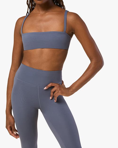 Weworewhat Cami Bandeau Bra Top In Stone Grey