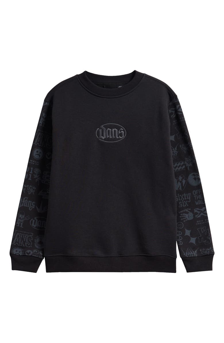 Vans Kids' Mixed Lot Sweatshirt, Main, color, Black