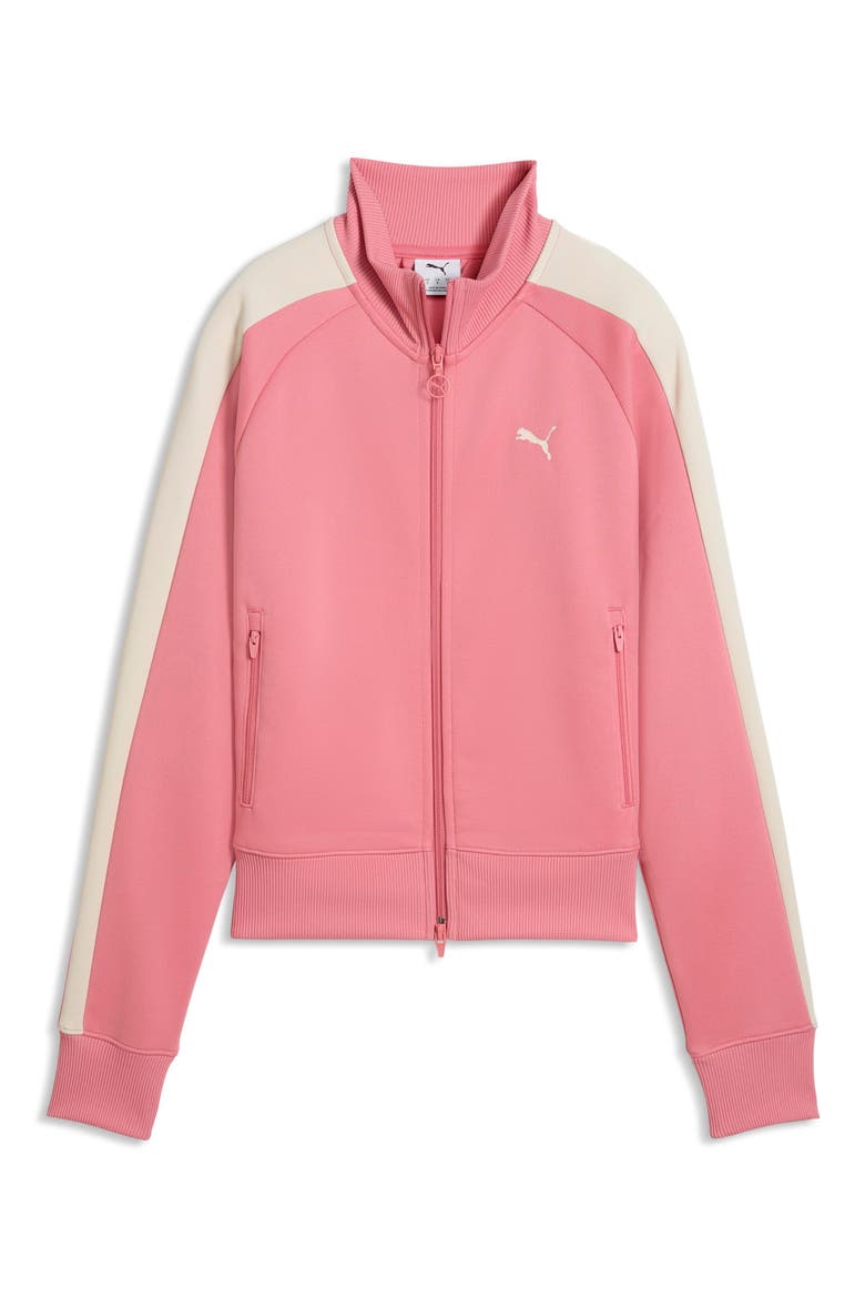 T7 Always On Short Track Jacket, Alternate, color, WILD PINK