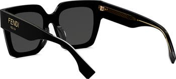 Roma 50mm Square Sunglasses
