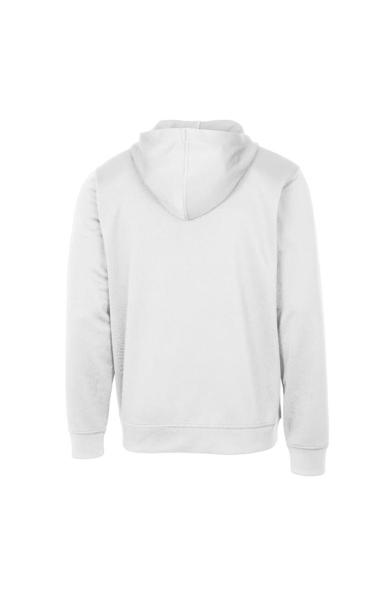 Cutter & Buck Unisex Cutter & Buck White Binghamton Rumble Ponies Clique Lift Eco Performance Pullover Hoodie Sweatshirt, Alternate, color, White