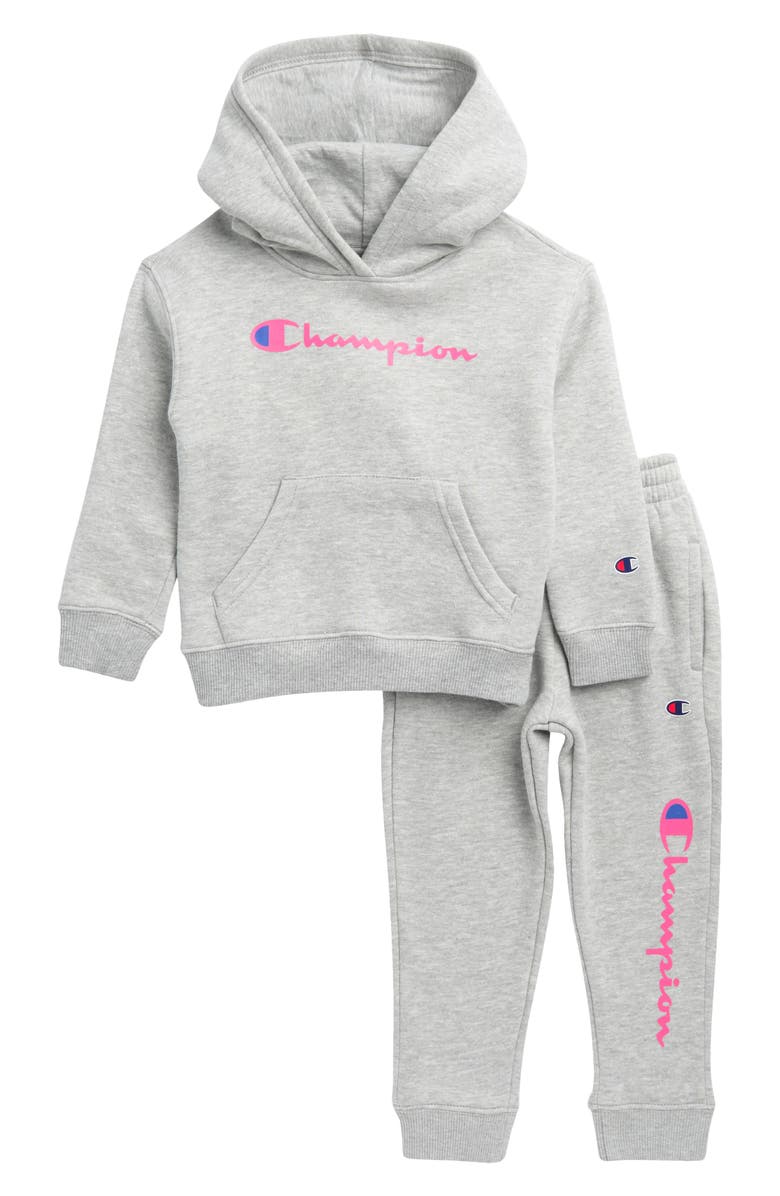 Champion Kids' Logo Hoodie & Joggers Set, Main, color, 