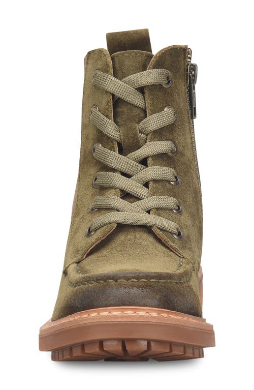 Söfft Lonnie Lug Sole Bootie In Green