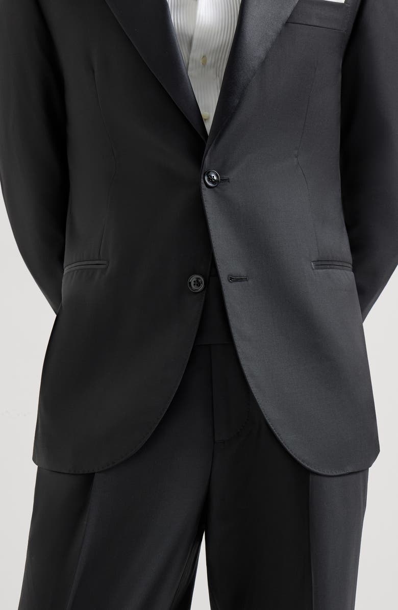 Brunello Cucinelli Tuxedo with peak lapel, Alternate, color, Black