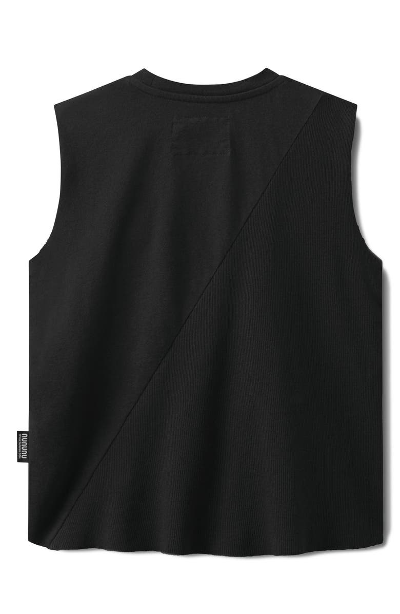 Nununu Kids' Dizzy Bolt Sleeveless Graphic Tank, Alternate, color, Black