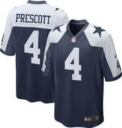 Nike Men's Nike Dak Prescott Navy Dallas Cowboys Alternate Game Team Jersey