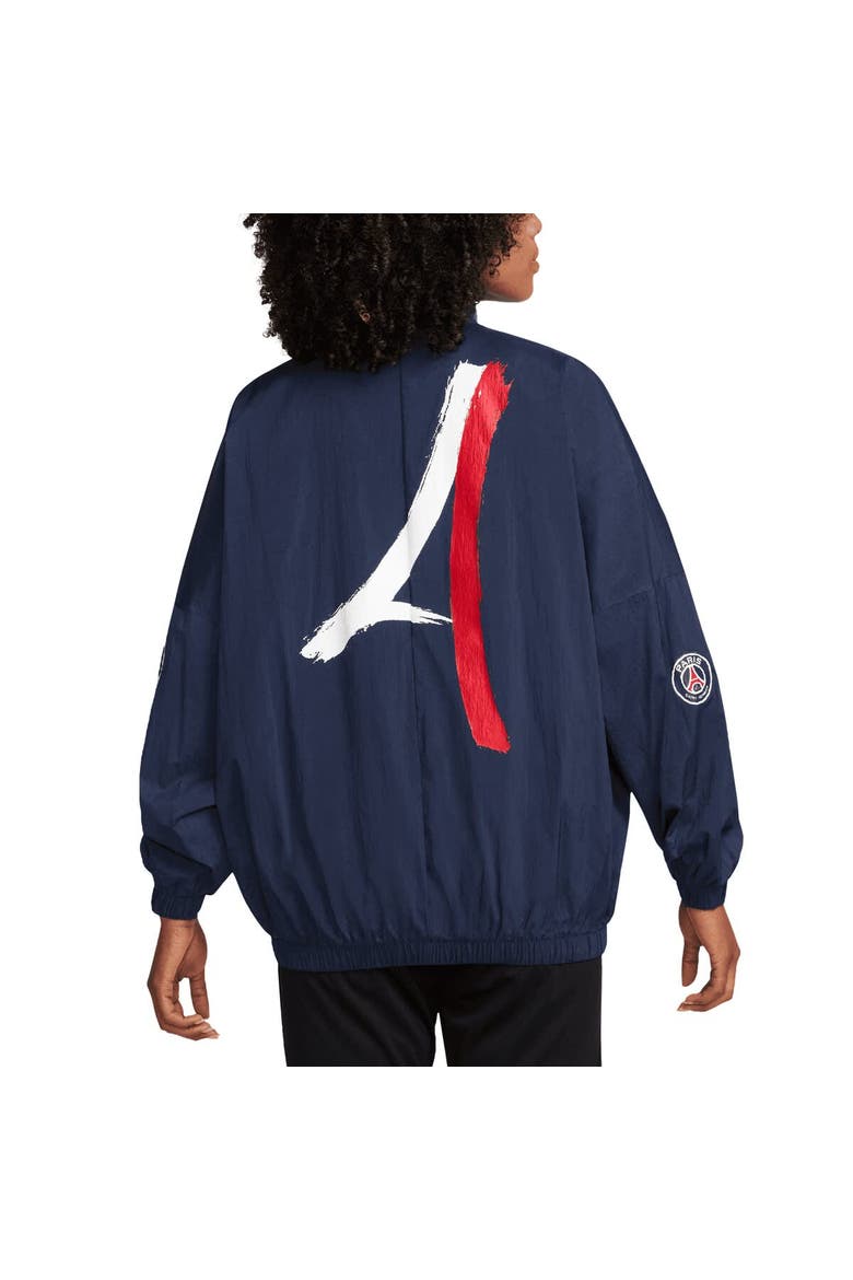 Women's Nike Navy Paris Saint-Germain  Essential Windrunner Full-Zip Jacket, Alternate, color, Navy