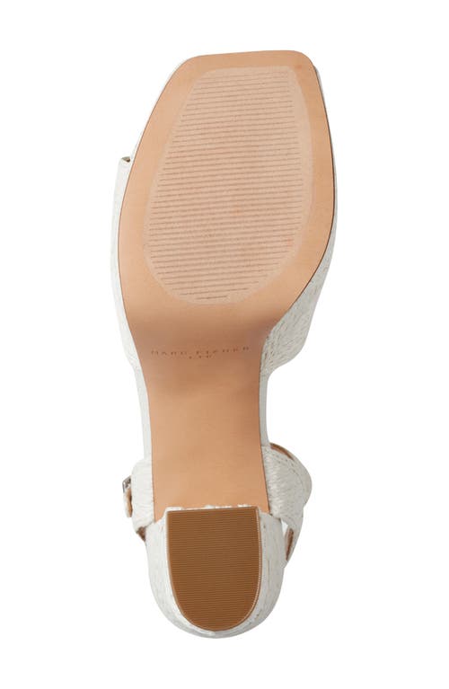 Marc Fisher Ltd Calyn 2 Platform Sandal In Ivory