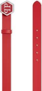 PHILIPP PLEIN Leather Belt Hexagon Luxe Women