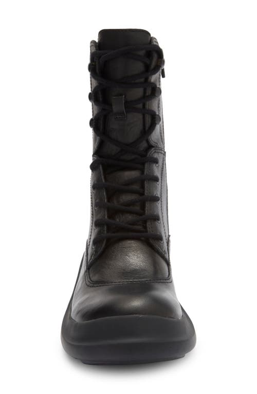 Jeffrey Campbell Traipse Lace-up Bootie In Black