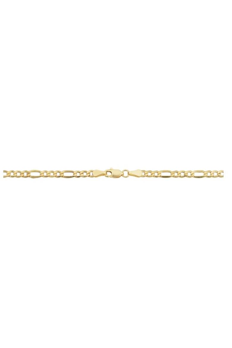 10k Gold 3.5-millimeter Figaro Bracelet, Alternate, color, 10k Yellow Gold