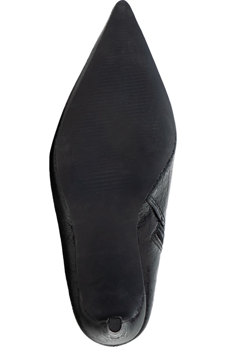 CHASE AND CHLOE Grommet Buckle Pointed Toe Bootie, Alternate, color,