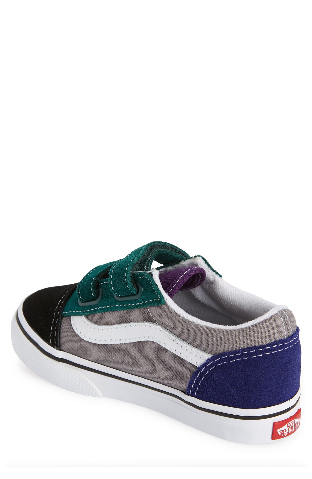 Old Skool Sneaker, Alternate, color, MULTI/ TRUE WHITE