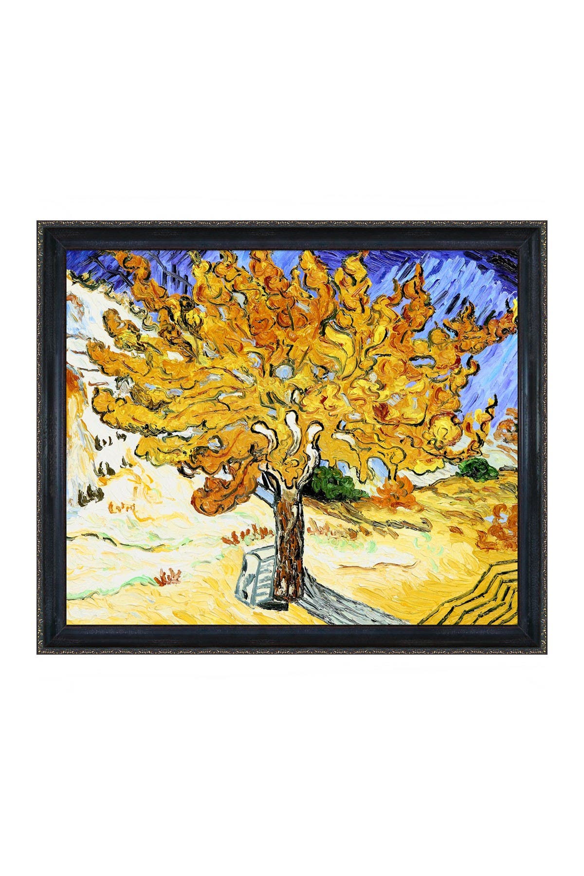OVERSTOCK ART The Mulberry Tree Framed Hand Painted Oil on Canvas ...
