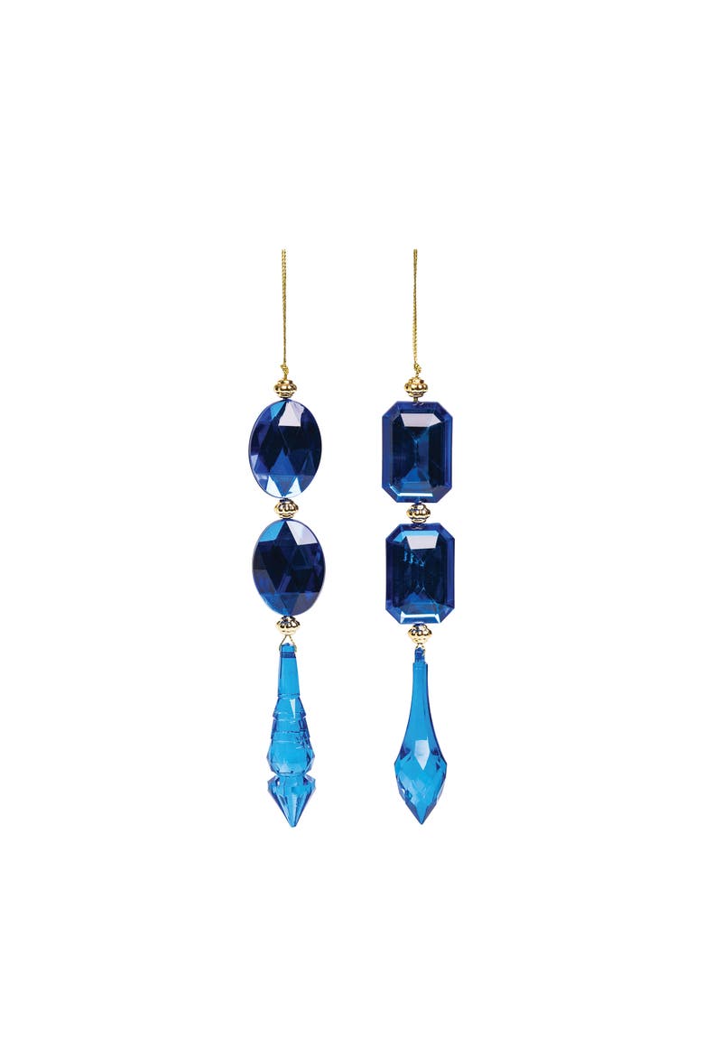 Blue Drop Ornament A/2, Main, color, Gold