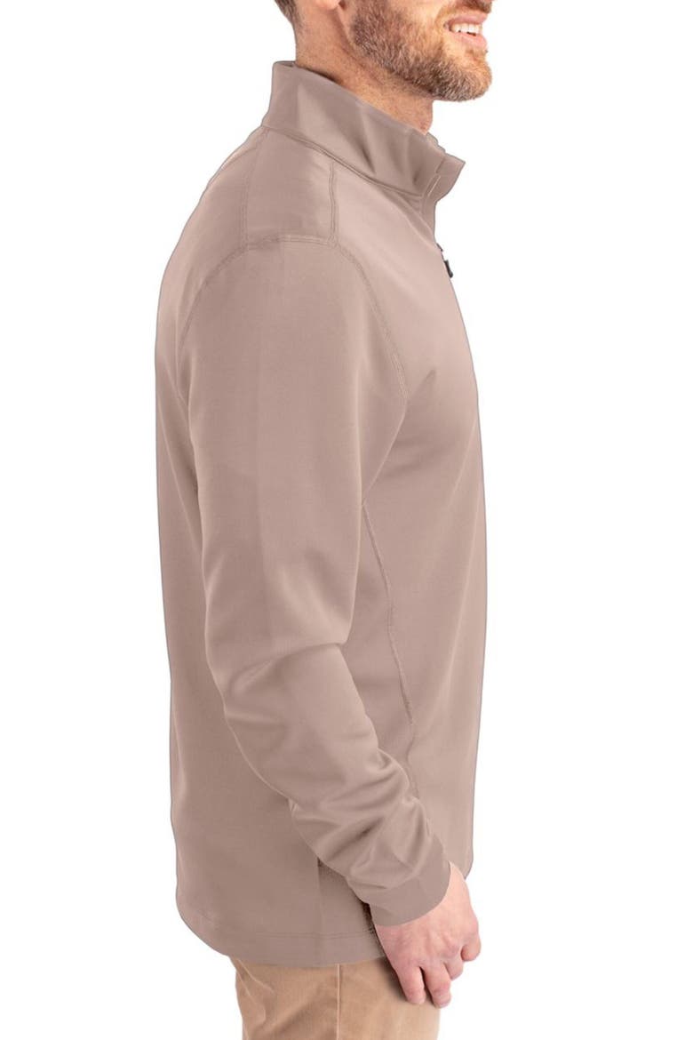 Traverse Stretch Quarter Zip Pullover, Alternate, color, MUSHROOM