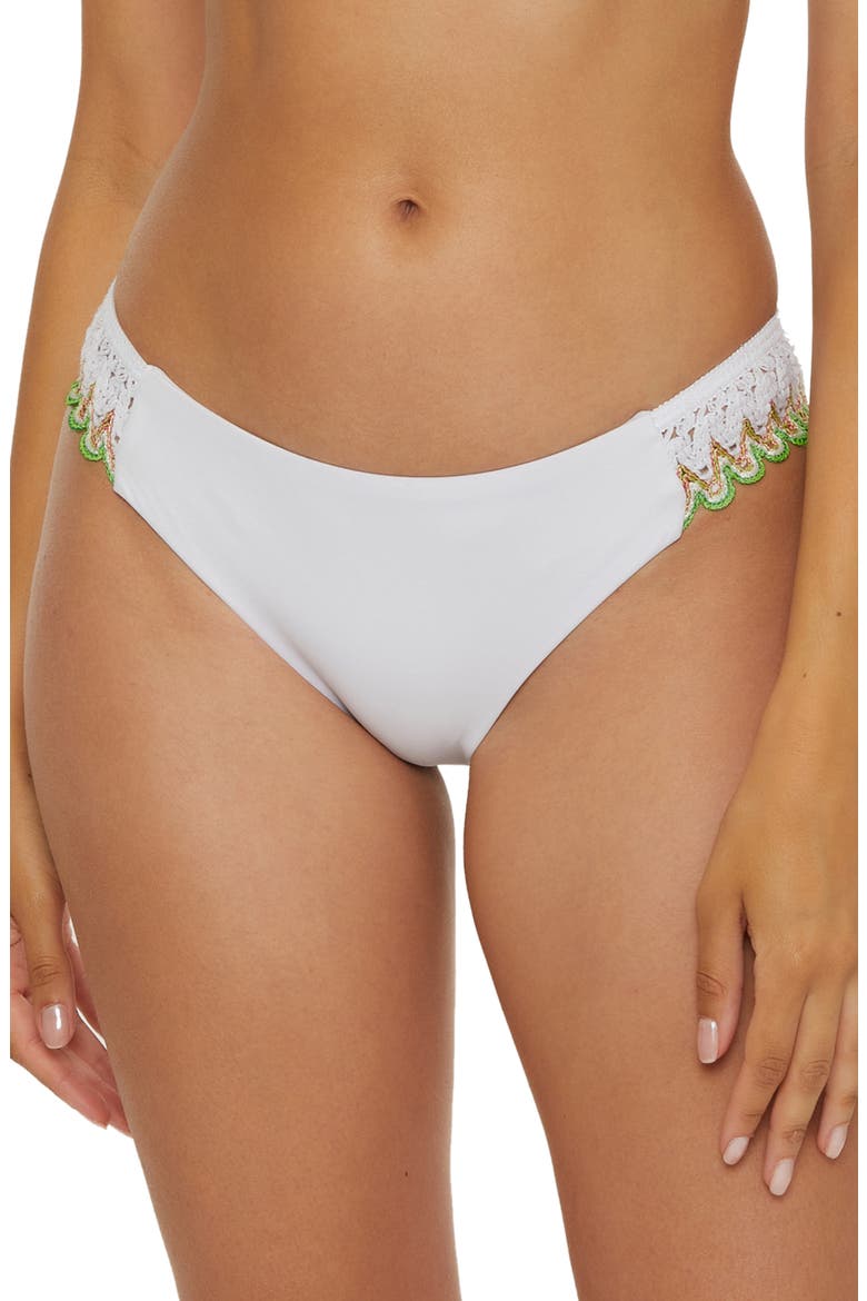 Delilah Bikini Bottoms, Main, color, WHITE