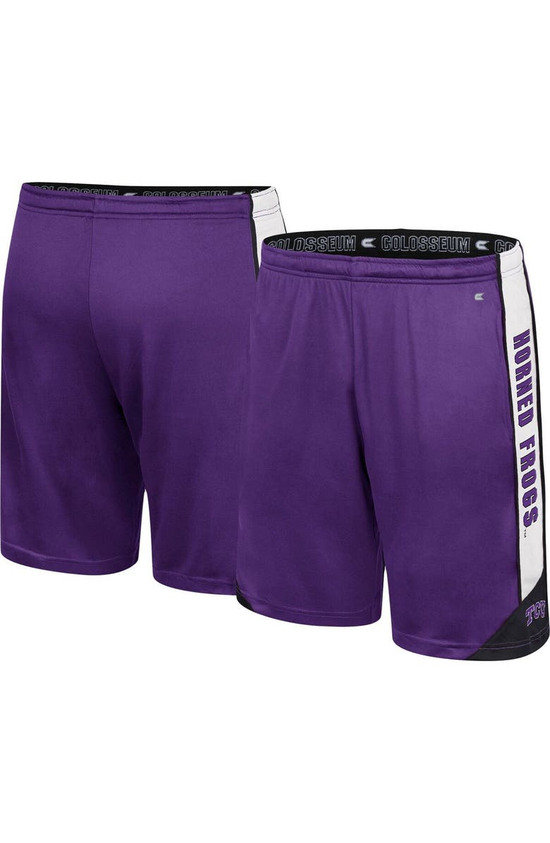 COLOSSEUM Men's Colosseum Purple TCU Horned Frogs Haller Shorts, Main, color, 