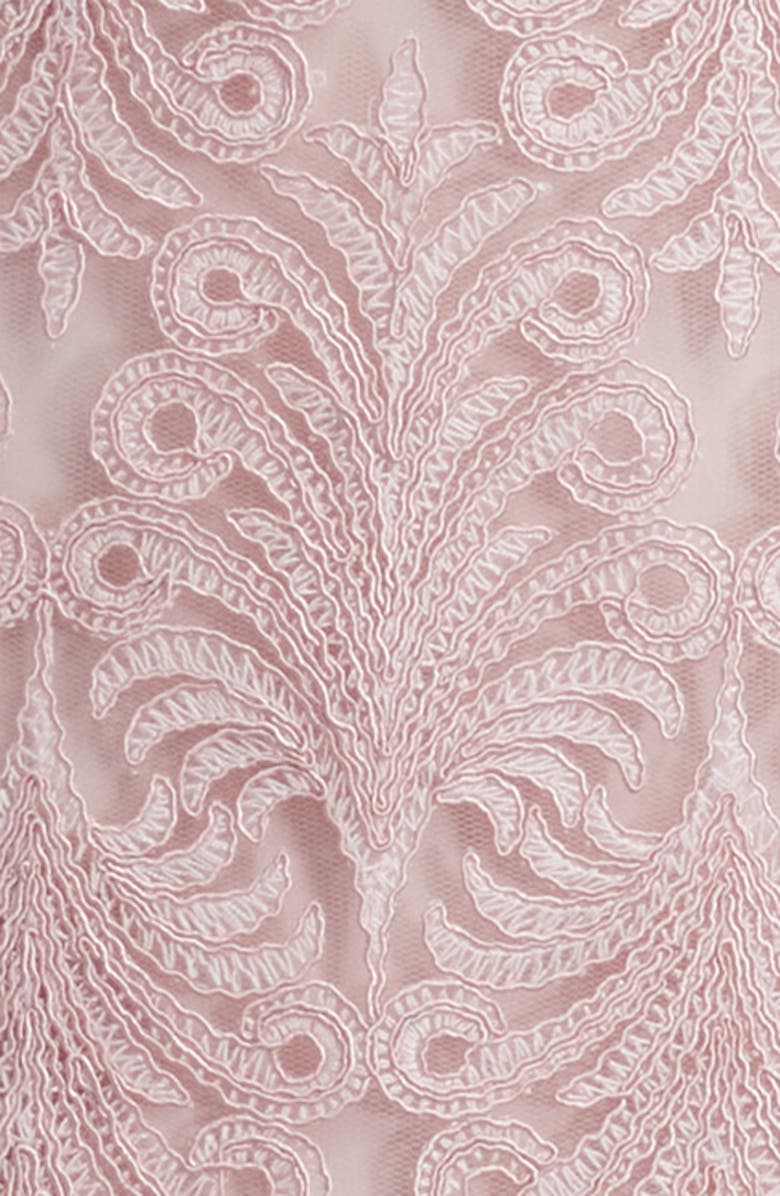 Tadashi Shoji Off the Shoulder Corded Lace Gown, Alternate, color,