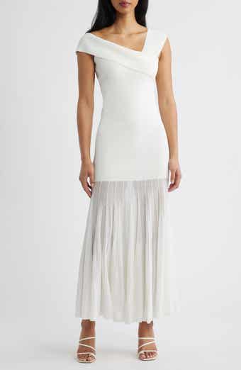 Rowan One-Shoulder Knit Maxi Dress