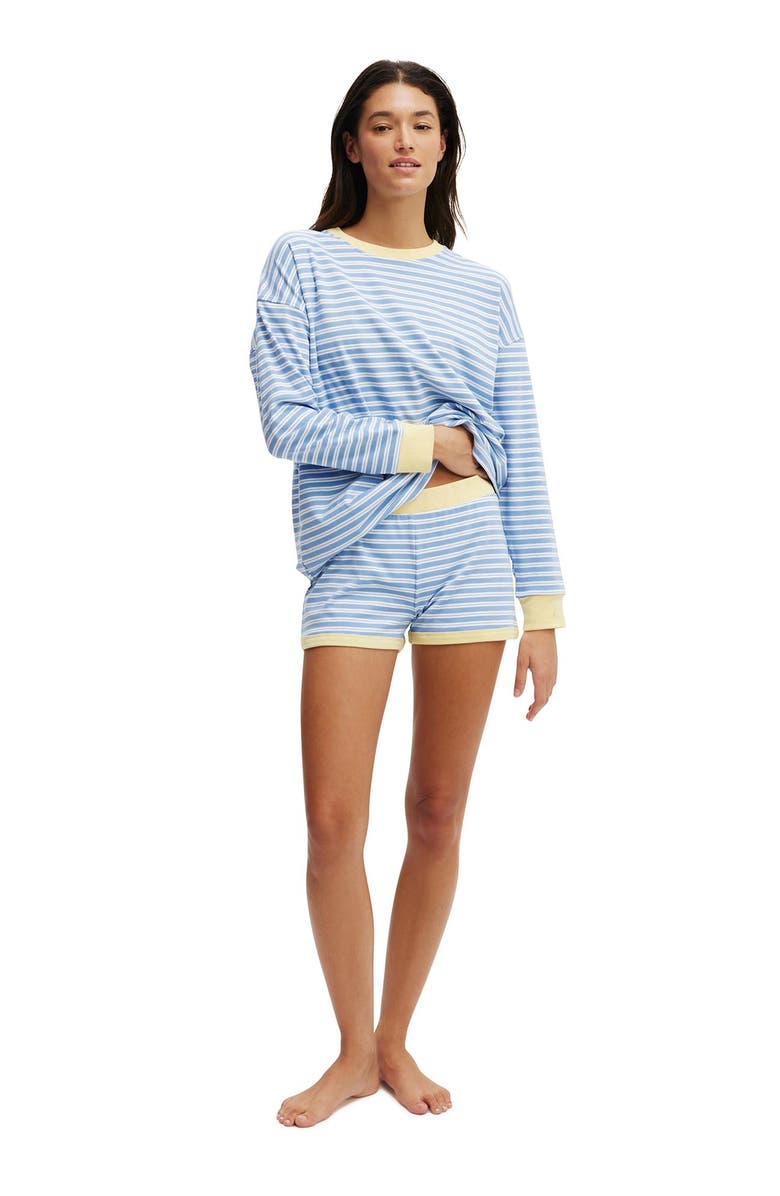 COTTON ON BODY Women's Stripe Lounge Long Sleeve, Alternate, color,
