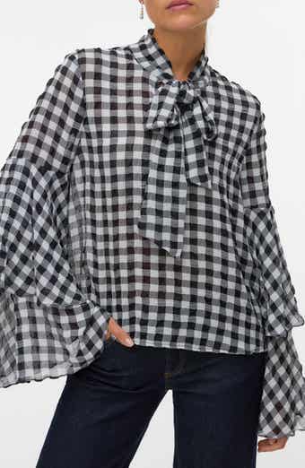 VERO MODA Sia Long Sleeve Flounce Top