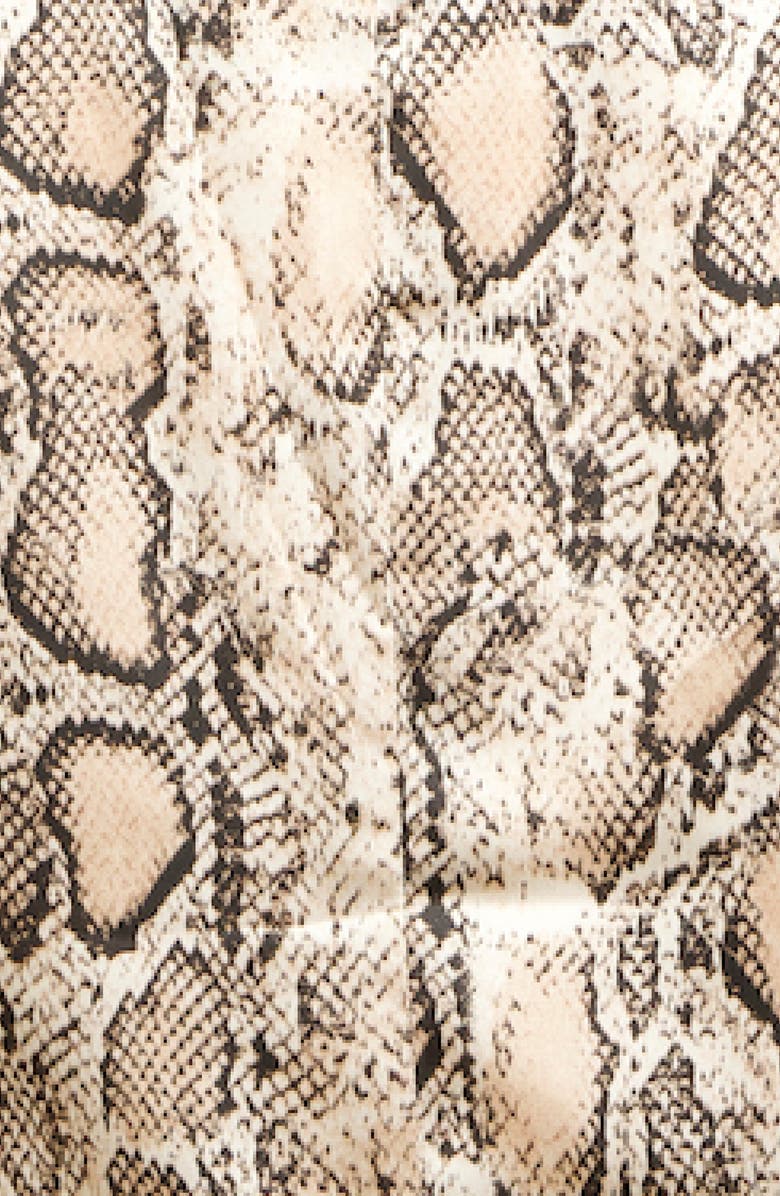 NIKKI LUND Nina Snake Print Blazer, Alternate, color, Taupe