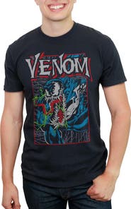 Marvel: Venom Men's Marvel Venom Classic Venom Poster  Graphic T-Shirt