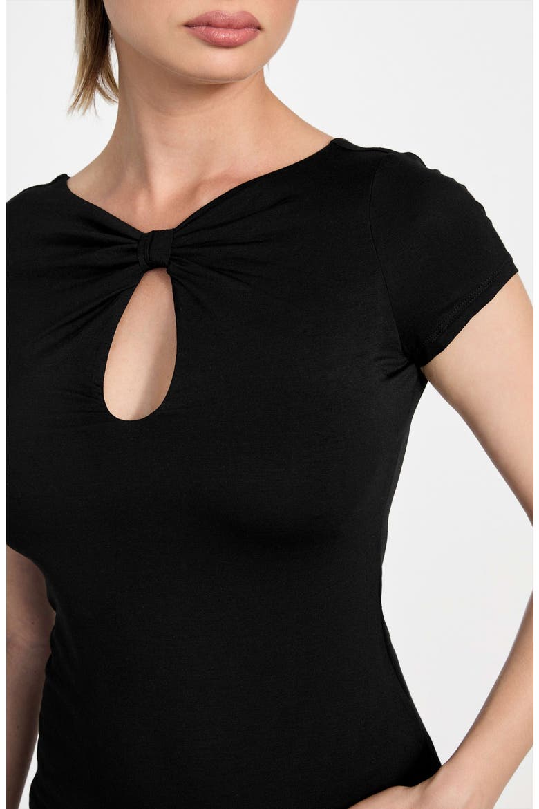 Joey Cutout Top, Alternate, color, JET BLACK