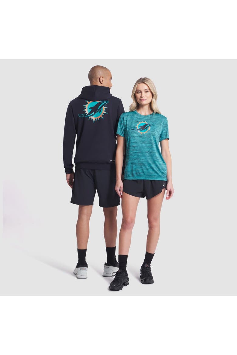 Women's Nike Turbo Green Miami Dolphins 2025 Rivalries Collection Sideline Velocity Dri-FIT T-Shirt, Alternate, color, Aqua