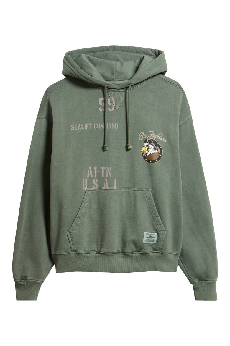 Elite Graphic Hoodie, Main, color, DEEP FOREST