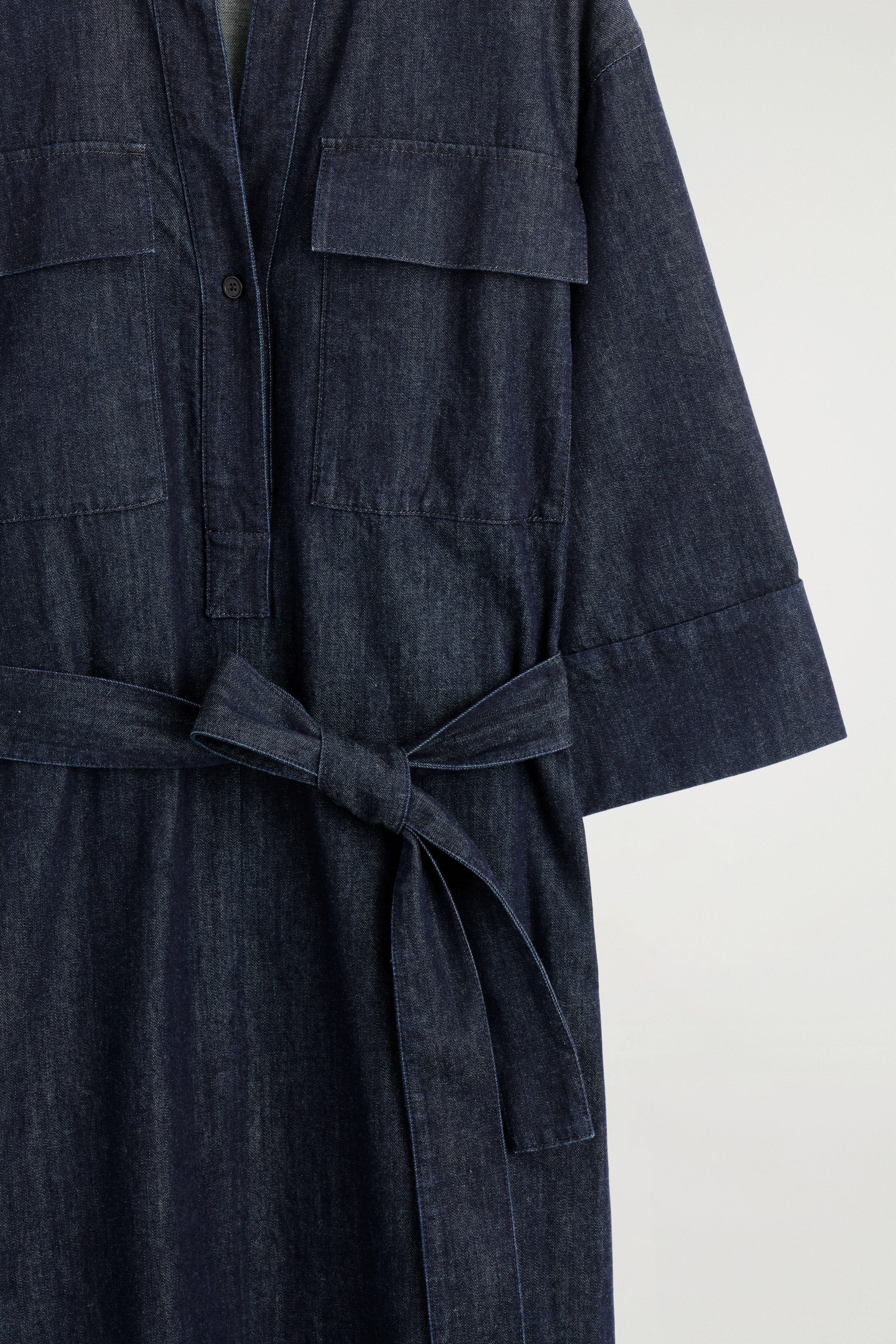 midi utility shirt dress Poppy Contrast Piping Utility Midi Shirt Dress S