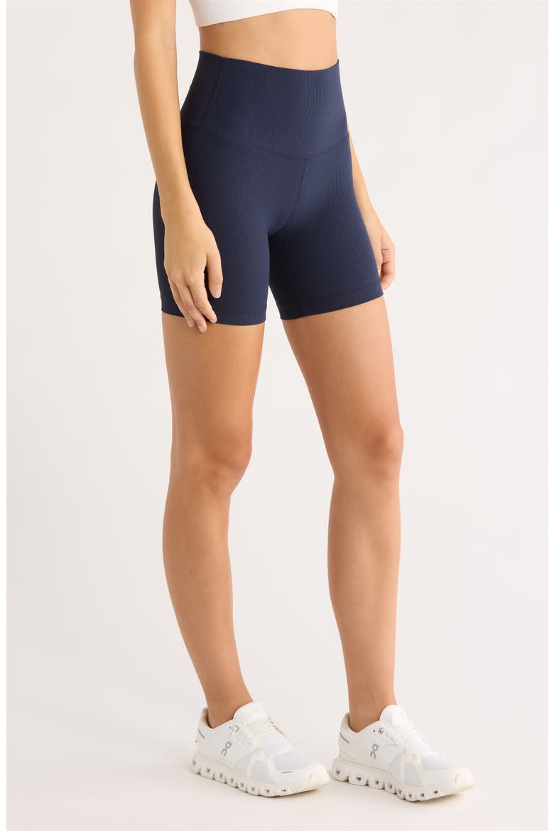 Ribbed Shorts, Alternate, color, NAVY BLAZER