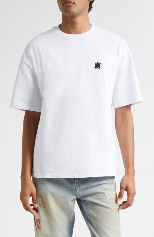 Amiri Mens White Regular-fit Skater Cotton-jersey T-shirt In White